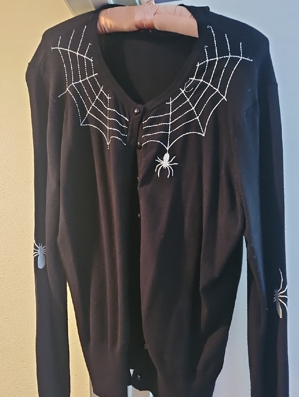 Hellbunny Spiderweb Black Sweater 3XL